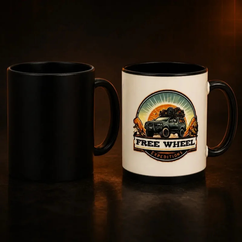 FreeWheel Expeditions Heat Changing Magic Mug – Adventure Color Changing Coffee Mug